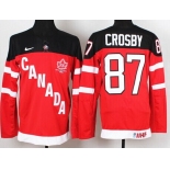 2014/15 Team Canada #87 Sidney Crosby Red 100TH Jersey