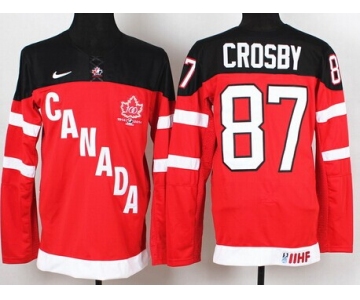 2014/15 Team Canada #87 Sidney Crosby Red 100TH Jersey