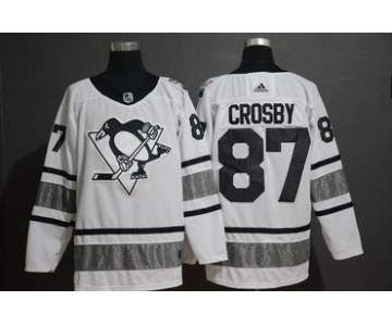Men's Pittsburgh Penguins 87 Sidney Crosby White 2019 NHL All-Star Game Adidas Jersey