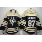 Old Time Hockey Pittsburgh Penguins #87 Sidney Crosby Black Kids Hoodie