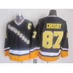Pittsburgh Penguins #87 Sidney Crosby 1993 Black Throwback CCM Jersey