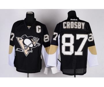 Pittsburgh Penguins #87 Sidney Crosby Black Jersey