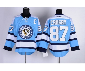 Pittsburgh Penguins #87 Sidney Crosby Light Blue Jersey