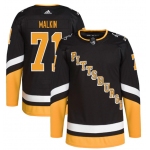 Men's Pittsburgh Penguins #71 Evgeni Malkin 2021-2022 Black Stitched Jersey