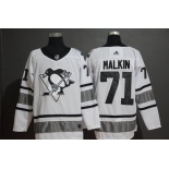 Men's Pittsburgh Penguins 71 Evgeni Malkin White 2019 NHL All-Star Game Adidas Jersey