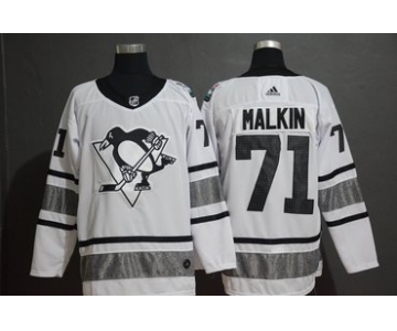 Men's Pittsburgh Penguins 71 Evgeni Malkin White 2019 NHL All-Star Game Adidas Jersey