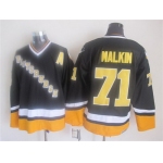 Pittsburgh Penguins #71 Evgeni Malkin 1993 Black Throwback CCM Jersey