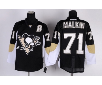 Pittsburgh Penguins #71 Evgeni Malkin Black Jersey
