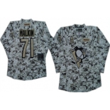 Pittsburgh Penguins #71 Evgeni Malkin White Camo Jersey