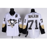 Pittsburgh Penguins #71 Evgeni Malkin White Jersey