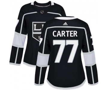 Adidas Los Angeles Kings #77 Jeff Carter Black Home Authentic Women's Stitched NHL Jersey