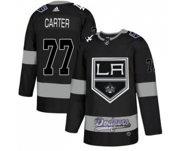 LA Kings With Dodgers 77 Jeff Carter Black Adidas Jersey