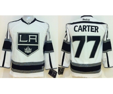 Los Angeles Kings #77 Jeff Carter White Kids Jersey