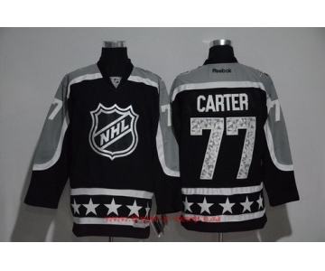 Men's Pacific Division Los Angeles Kings #77 Jeff Carter Reebok Black 2017 NHL All-Star Stitched Ice Hockey Jersey