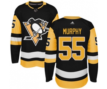 Adidas Pittsburgh Penguins #55 Larry Murphy Black Alternate Authentic Stitched NHL Jersey