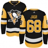 Adidas Pittsburgh Penguins #68 Jaromir Jagr Black Alternate Authentic Stitched NHL Jersey