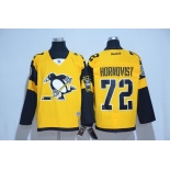 Men's Pittsburgh Penguins #72 Patric Hornqvist Yellow 2017 Stadium Series Stitched NHL Reebok Hockey Jersey