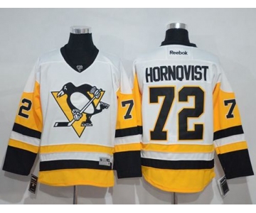 Penguins #72 Patric Hornqvist White New Away Stitched NHL Jersey