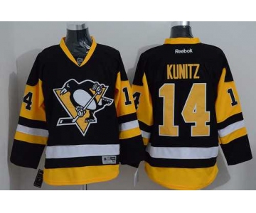 Pittsburgh Penguins #14 Chris Kunitz Black Third Jersey