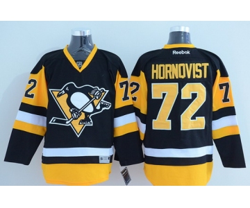 Pittsburgh Penguins #72 Patric Hornqvist Black Third Jersey