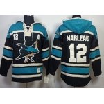 Old Time Hockey San Jose Sharks #12 Patrick Marleau Black Hoodie