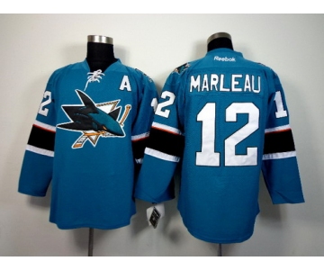 San Jose Sharks #12 Patrick Marleau 2014 Blue Jersey