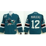San Jose Sharks #12 Patrick Marleau 2014 Blue Kids Jersey