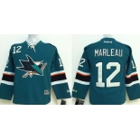 San Jose Sharks #12 Patrick Marleau 2014 Blue Kids Jersey