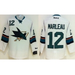San Jose Sharks #12 Patrick Marleau 2014 White Jersey