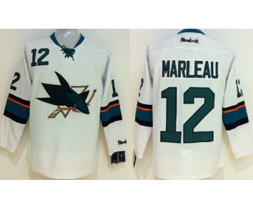 San Jose Sharks #12 Patrick Marleau 2014 White Jersey