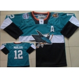 San Jose Sharks #12 Patrick Marleau 2015 Stadium Series Blue/Black Jersey