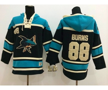 Old Time Hockey San Jose Sharks #88 Brent Burns Black Hoodie