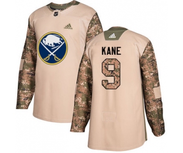 Adidas Sabres #9 Evander Kane Camo Authentic 2017 Veterans Day Youth Stitched NHL Jersey