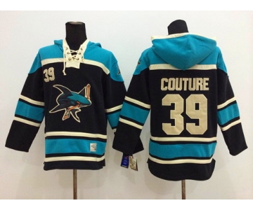 Old Time Hockey San Jose Sharks #39 Logan Couture Black Hoodie