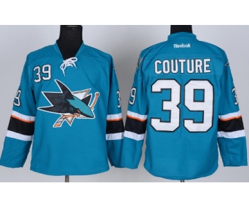 San Jose Sharks #39 Logan Couture 2014 Blue Jersey