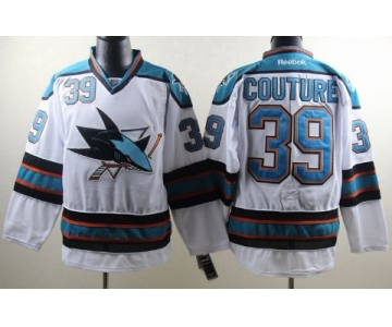 San Jose Sharks #39 Logan Couture White Jersey