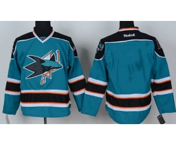 San Jose Sharks Blank Blue Jersey