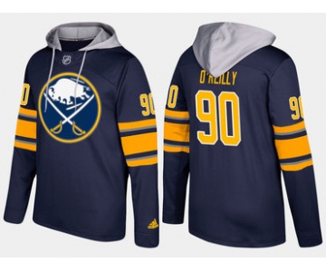 Adidas Buffalo Sabres 90 Ryan O'Reilly Name And Number Blue Hoodie