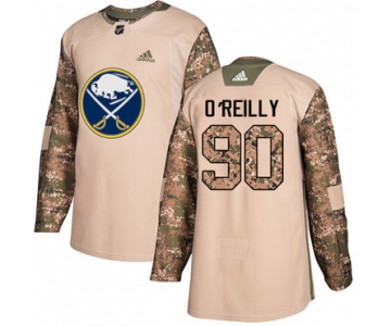 Adidas Sabres #90 Ryan O'Reilly Camo Authentic 2017 Veterans Day Stitched NHL Jersey