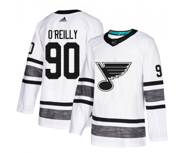 Blues #90 Ryan O'Reilly White Authentic 2019 All-Star Stitched Hockey Jersey