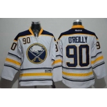 Men's Buffalo Sabres #90 Ryan O'Reilly Reebok White Away Premier Jersey