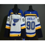 Youth St. Louis Blues #90 Ryan O'Reilly White Adidas Stitched NHL Jersey