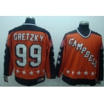 Edmonton Oilers #99 Wayne Gretzky Orange All-Star Throwback CCM Jersey