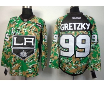 Los Angeles Kings #99 Wayne Gretzky 2014 Camo Jersey