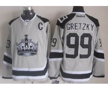 Los Angeles Kings #99 Wayne Gretzky 2014 Stadium Series Gray Jersey