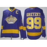 Los Angeles Kings #99 Wayne Gretzky Purple Jersey