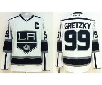 Los Angeles Kings #99 Wayne Gretzky White Jersey
