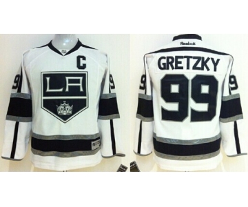 Los Angeles Kings #99 Wayne Gretzky White Kids Jersey
