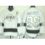 Los Angeles Kings #99 Wayne Gretzky White Throwack CCM Jersey