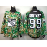 New York Rangers #99 Wayne Gretzky 2014 Camo Jersey